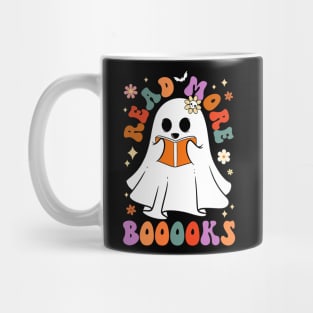 Retro Groovy Read More Books Ghost Boo Mug